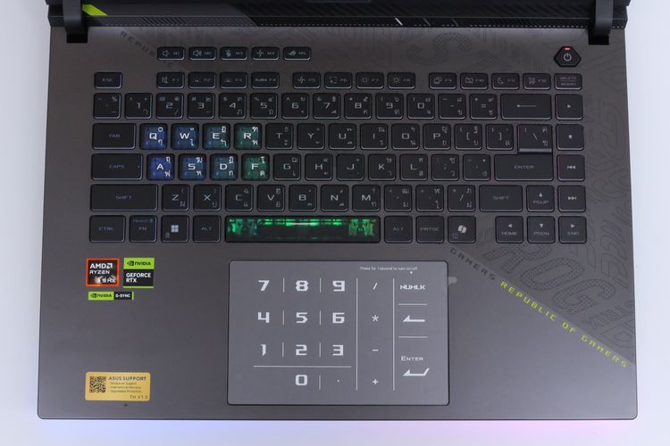 ASUS ROG STRIX G16 Ryzen 9 9955HX.RTX5050 RAM32.512GB รูปที่ 3