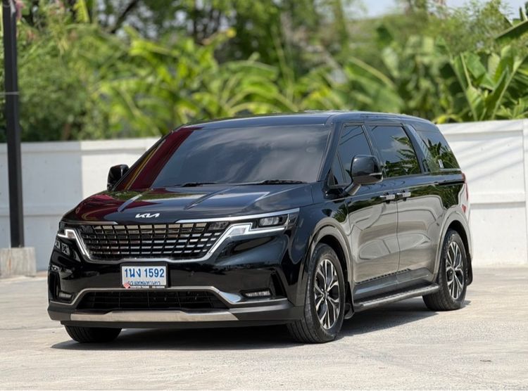 Kia Grand Carnival 2022 2.2 EX Utility-car ดีเซล ไม่ติดแก๊ส เกียร์อัตโนมัติ ดำ รูปที่ 3