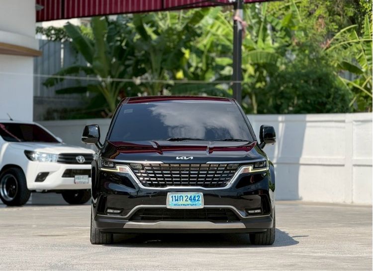 Kia Grand Carnival 2022 2.2 EX Utility-car ดีเซล ไม่ติดแก๊ส เกียร์อัตโนมัติ ดำ รูปที่ 2