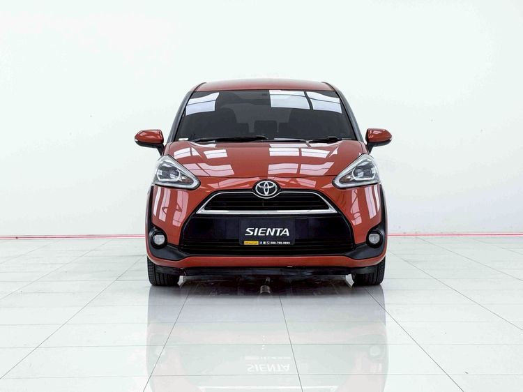 Toyota Sienta 2017 1.5 V Utility-car เบนซิน ไม่ติดแก๊ส เกียร์อัตโนมัติ ส้ม รูปที่ 3