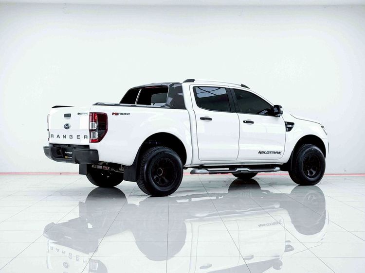 Ford Ranger 2013 2.5 Hi-Rider Wildtrak LTD Pickup ดีเซล ไม่ติดแก๊ส เกียร์อัตโนมัติ ขาว รูปที่ 4