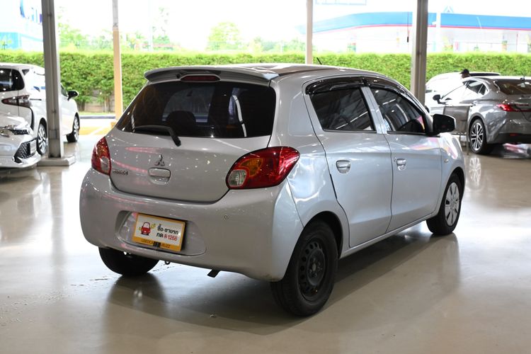 Mitsubishi Mirage 2012 1.2 GLX Sedan เบนซิน ไม่ติดแก๊ส เกียร์อัตโนมัติ เทา รูปที่ 4