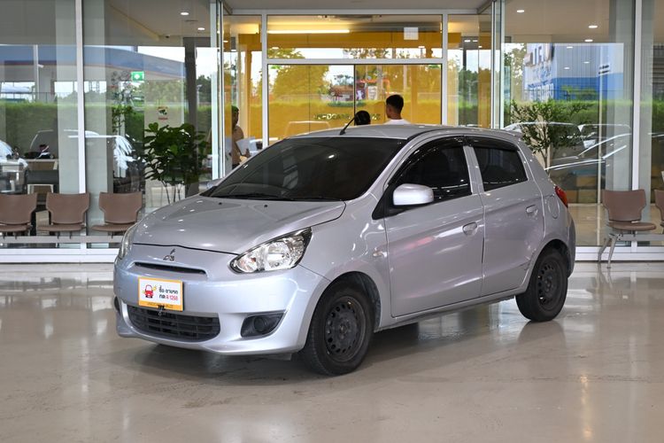 Mitsubishi Mirage 2012 1.2 GLX Sedan เบนซิน ไม่ติดแก๊ส เกียร์อัตโนมัติ เทา รูปที่ 3