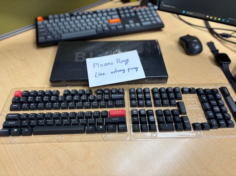 คีย์แคป Keychron Thai Double Shot PBT OSA Black (141keys)