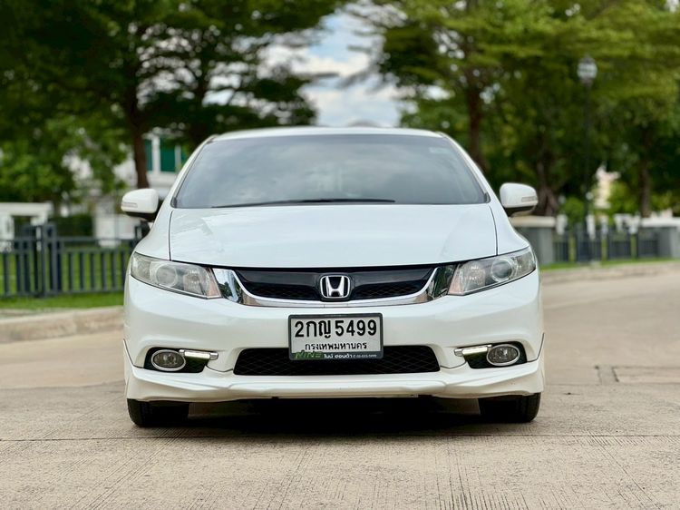 Honda Civic 2014 1.8 Modulo Sedan เบนซิน ไม่ติดแก๊ส เกียร์อัตโนมัติ ขาว รูปที่ 2