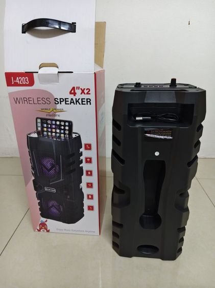 ลำโพงไร้สาย Wireless speaker J-4203 ของใหม่มือ1 พร้อมกล่องเดิมๆ