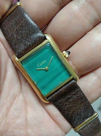 นาฬิกา cartier  18k electro page  ไขลานรุ่นเก่า