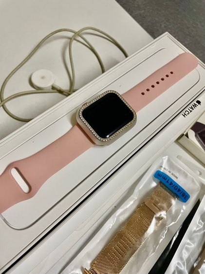 Apple Watch Series 6 GPS 40MM สี Pink Sand Sport Band