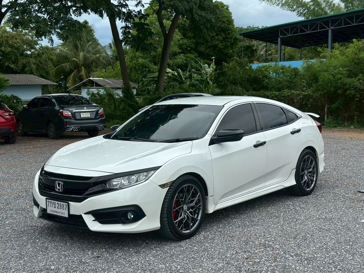 Honda Civic 2017 1.8 EL i-VTEC Sedan เบนซิน เกียร์อัตโนมัติ ขาว รูปที่ 3