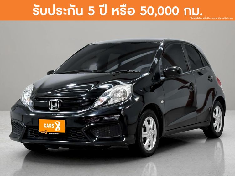 Honda Brio 2018 1.2 V Sedan เบนซิน ไม่ติดแก๊ส เกียร์อัตโนมัติ ดำ