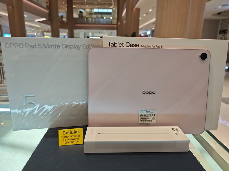 OPPO Pad 5 Matte Display Edition WiFi พร้อมปากกา เคส ประกันศูนย์เกือบปี