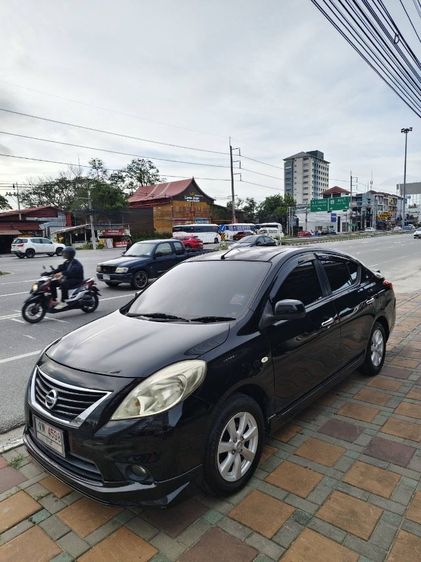 Nissan Almera 2013 1.2 VL Sedan เบนซิน ไม่ติดแก๊ส เกียร์อัตโนมัติ ดำ รูปที่ 2