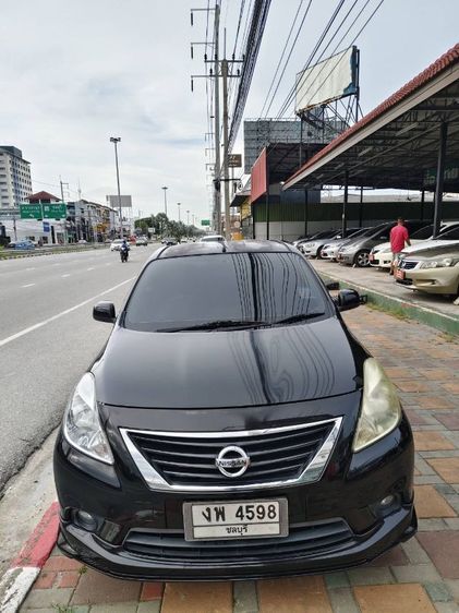 Nissan Almera 2013 1.2 VL Sedan เบนซิน ไม่ติดแก๊ส เกียร์อัตโนมัติ ดำ รูปที่ 4