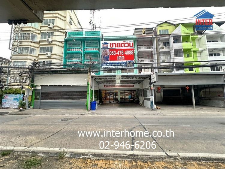 อาคารพาณิชย์ 3 ชั้น 83 ตร.ว. อาคารพาณิชย์ ใกล้ศูนย์ราชการนนทบุรี สำนักงานเขตเทศบาลนครนนทบุรี ถนนรัตนาธิเบศร์ ถนนนครอินทร์ เมืองนนทบุรี