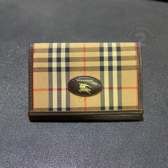 Burberry Card Case กระเป๋าใส่การ์ด บัตร แบงค์พับ การันตีแบรนด์แท้ นำเข้า JAPAN