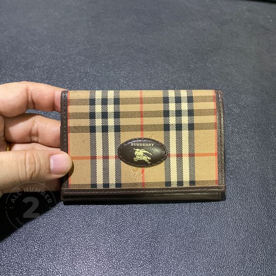 Burberry Card Case กระเป๋าใส่การ์ด บัตร แบงค์พับ การันตีแบรนด์แท้ นำเข้า JAPAN รูปที่ 2