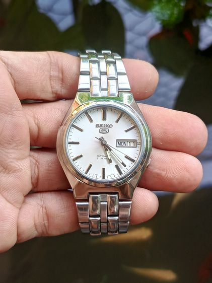 เงิน นาฬิกา seiko5 cal 7s26 