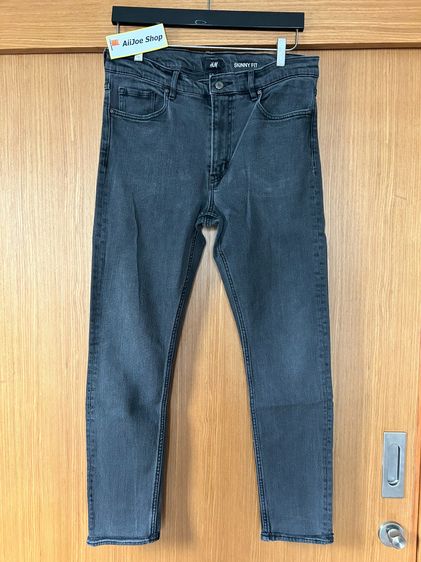 👖★กางเกงยีนส์ H M★ Black Denim  Skinny Fit ของแท้
