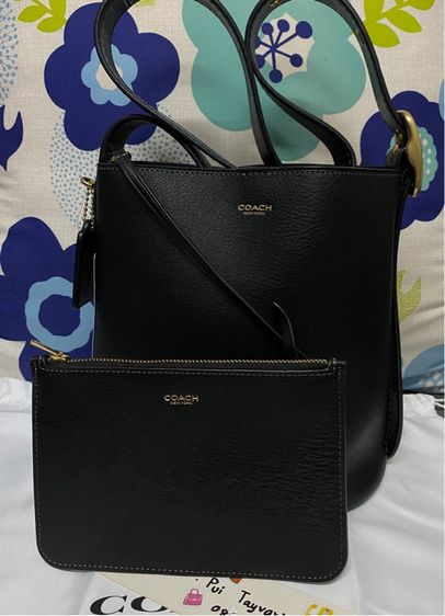 ของใหม่ แท้ Coach Bleecker Bucket Bag 21 สี ดำ รูปที่ 3