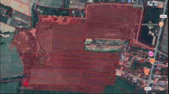 ขายที่ติดถนนใกล้เเยกจปร นครนายก-ปทุม มีโฉนดครุฑแดง 182 ไ่ร่