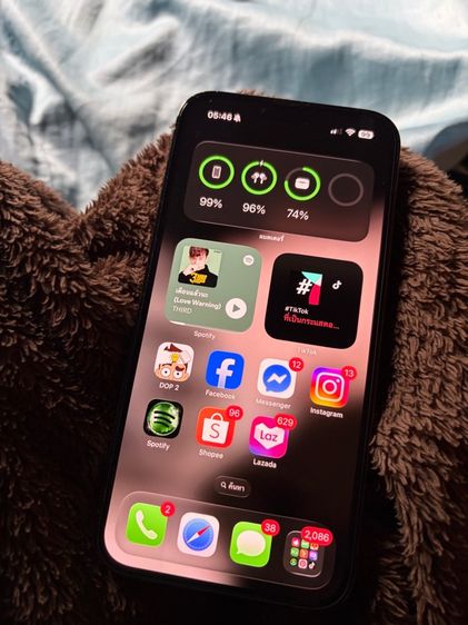 256 GB iPhone 13 Pro Max เครื่องใช้เอง ความจุเยอะมาก256GB🔋แบตแท้82 ไม่เคยซ่อม เครื่องTH 