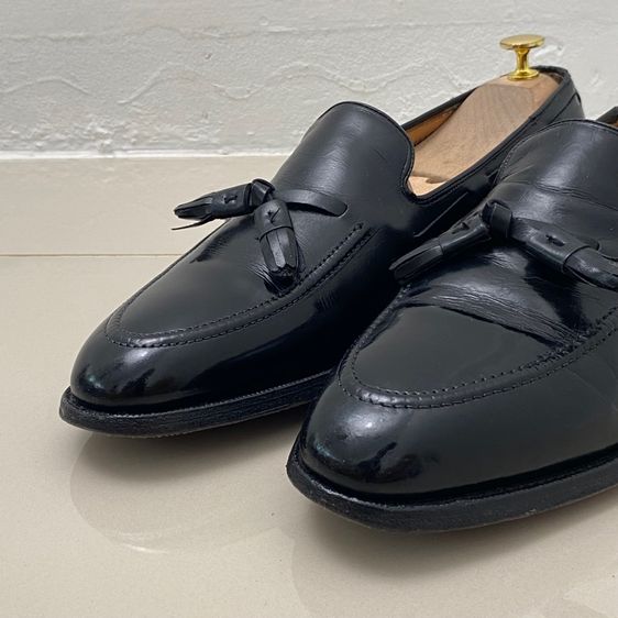 Johnson Murphy Black Tassel Loafers รูปที่ 4