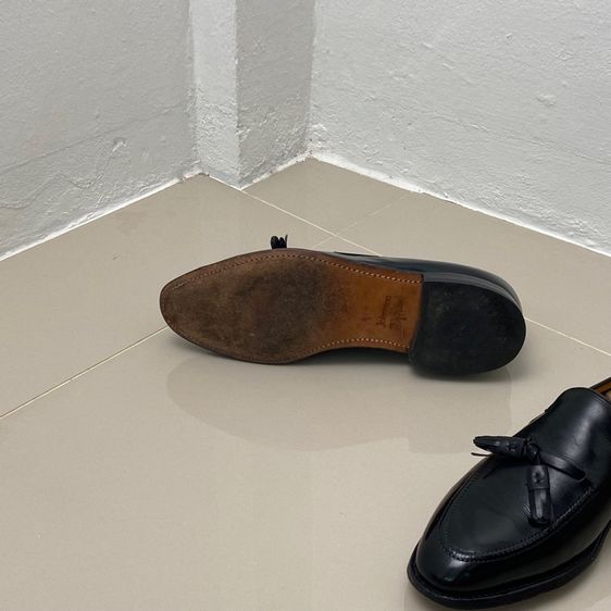 Johnson Murphy Black Tassel Loafers รูปที่ 9