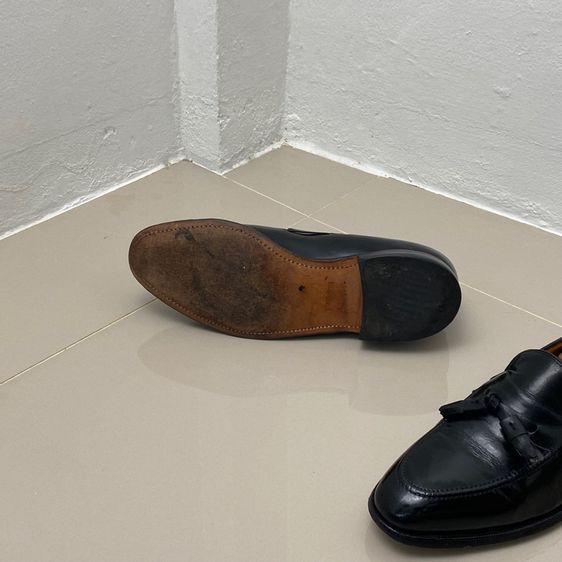 Johnson Murphy Black Tassel Loafers รูปที่ 10