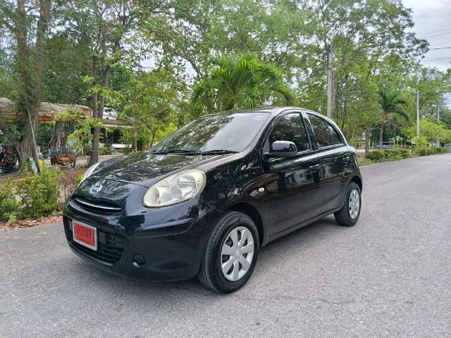 Nissan March 2011 1.2 E Sedan เบนซิน ไม่ติดแก๊ส เกียร์อัตโนมัติ ดำ รูปที่ 3