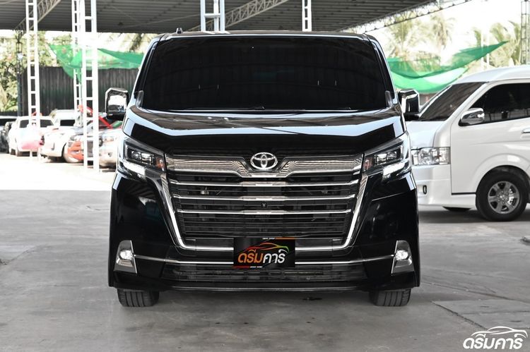 Toyota Majesty 2020 2.8 Premium Van ดีเซล ไม่ติดแก๊ส เกียร์อัตโนมัติ ดำ รูปที่ 2