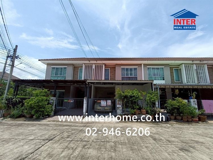 ทาวน์เฮ้าส์ 2 ชั้น 18.7 ตร.ว. หมู่บ้านพฤกษาวิลล์55-1 ซอยสุเหร่าคลองหนึ่ง ซอย13 ถนนพระยาสุเรนทร์ ถนนหทัยราษฏร์ เขตคลองสามวา กรุงเทพมหานคร