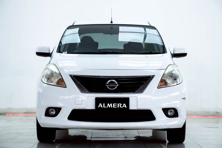 Nissan Almera 2012 1.2 VL Sedan เบนซิน ไม่ติดแก๊ส เกียร์อัตโนมัติ ขาว รูปที่ 4