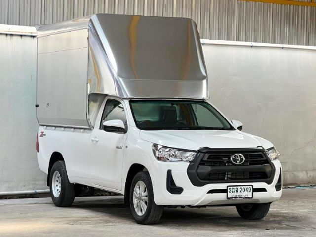 Toyota Hilux Revo 2021 2.4 Entry Pickup ดีเซล ไม่ติดแก๊ส เกียร์ธรรมดา ขาว รูปที่ 4