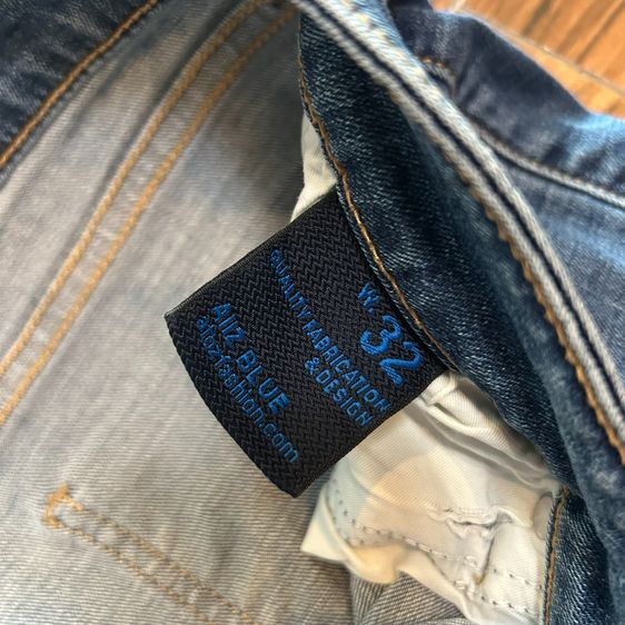 👖★ กางเกงยีนส์ AIIZ BLUE Denim ★ ของแท้  Slim Skinny fit  รูปที่ 4