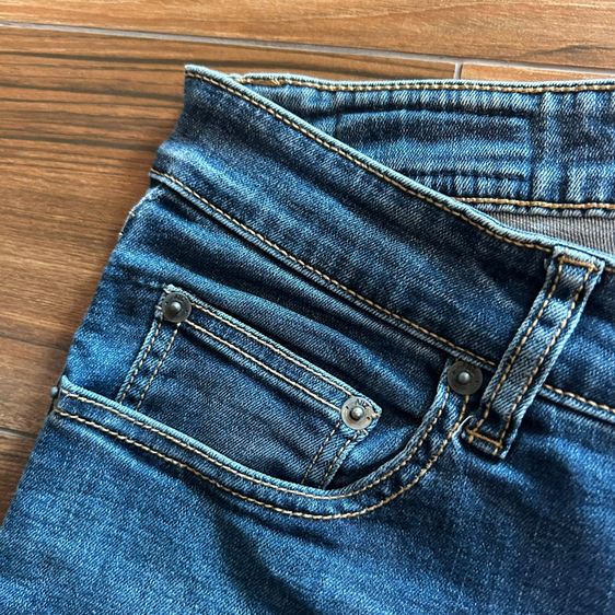 👖★ กางเกงยีนส์ AIIZ BLUE Denim ★ ของแท้  Slim Skinny fit  รูปที่ 3