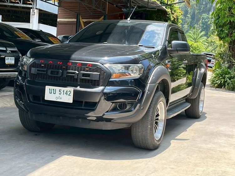 รถ Ford Ranger 2.2 Hi-Rider XL Plus สี ดำ