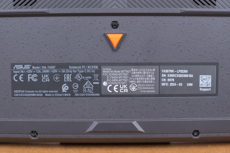 ASUS TUF GAMING A15 Ryzen 7 7735HS.RTX4060 RAM16.512GB รูปที่ 15