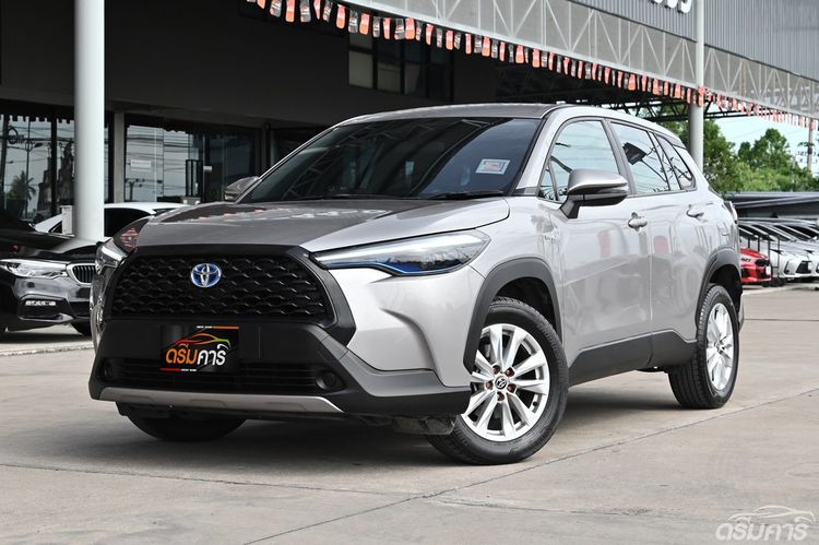 รถ Toyota Corolla Cross 1.8 Hybrid Smart สี เทา