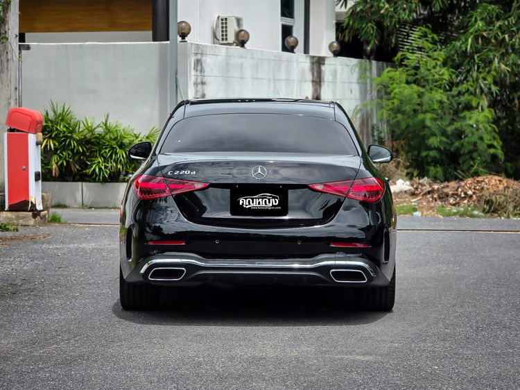 Mercedes-Benz C-Class 2022 C220 Sedan ดีเซล ไม่ติดแก๊ส เกียร์อัตโนมัติ ดำ รูปที่ 4