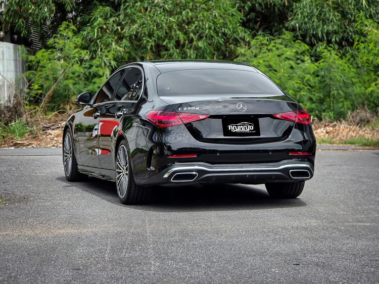 Mercedes-Benz C-Class 2022 C220 Sedan ดีเซล ไม่ติดแก๊ส เกียร์อัตโนมัติ ดำ รูปที่ 2