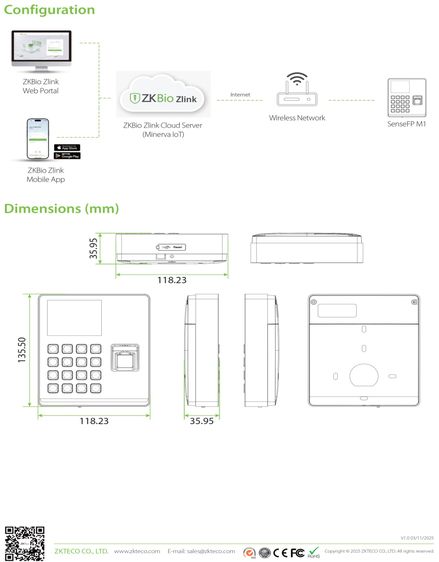 zkteco เครื่องสแกนลายนิ้วมือ ดูเวลาเข้า ออกงาน ออนไลน์ในมือถือ รูปที่ 4