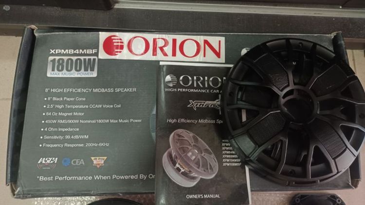 ขาย Orion 8 นิ้ว XPM84MBF ,แหลมTimpano รูปที่ 9