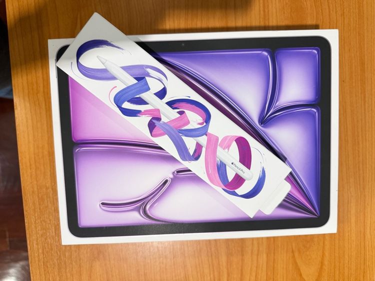 iPad Air 6 WiFi 128 สีม่วง พร้อมปาก Apple Pencil pro รูปที่ 11