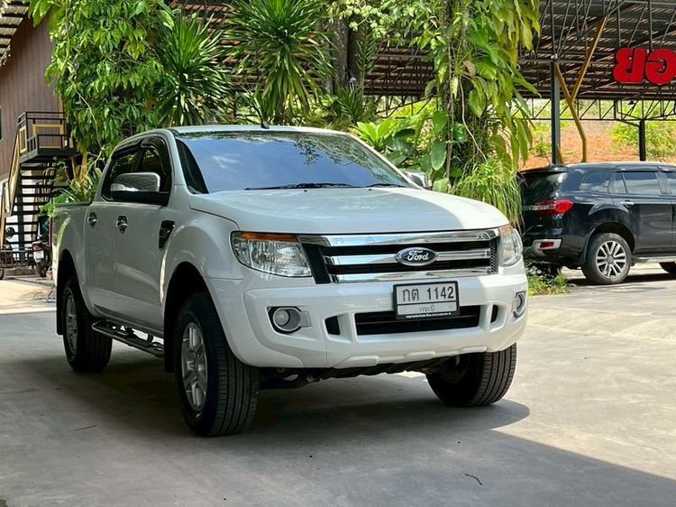 Ford Ranger 2014 2.2 Hi-Rider XLT Pickup ดีเซล ไม่ติดแก๊ส เกียร์ธรรมดา ขาว รูปที่ 3