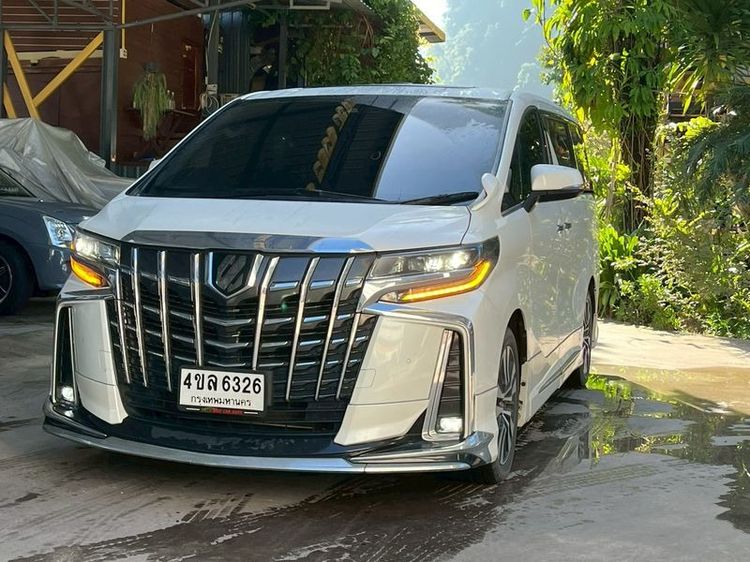 รถ Toyota Alphard 2.5 S C-Package สี ขาว