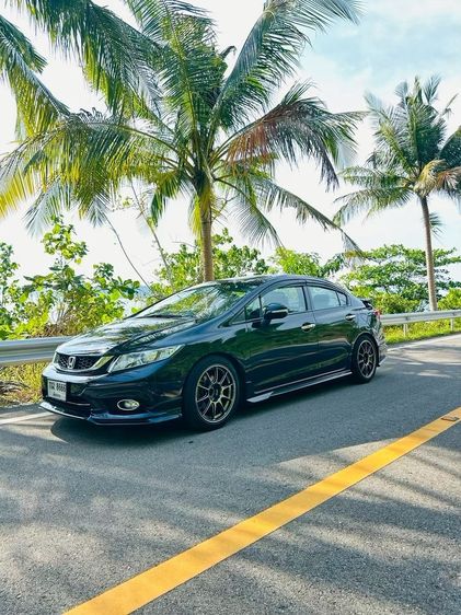 Honda Civic 2013 1.8 ES i-VTEC Sedan เบนซิน ไม่ติดแก๊ส เกียร์อัตโนมัติ ดำ รูปที่ 2