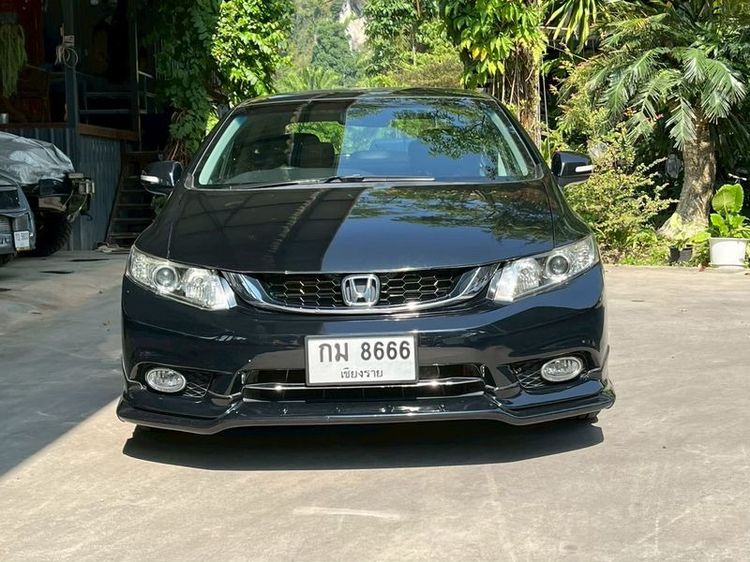 Honda Civic 2013 1.8 ES i-VTEC Sedan เบนซิน ไม่ติดแก๊ส เกียร์อัตโนมัติ ดำ รูปที่ 3
