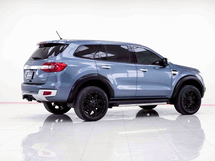 Ford Everest 2018 3.2 Titanium Plus 4WD Utility-car ดีเซล ไม่ติดแก๊ส เกียร์อัตโนมัติ ฟ้า รูปที่ 4
