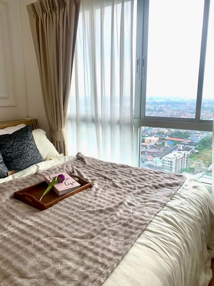 มีบางส่วน For Sale ขายคอนโดลุมพินี วิลล์ แจ้งวัฒนะ - ปากเกร็ด ( Lumpini Ville Chaengwatthana - Pakkret ) รีโนเวทใหม่ ชั้นสูง วิวแม่น้ำ แต่งสวย