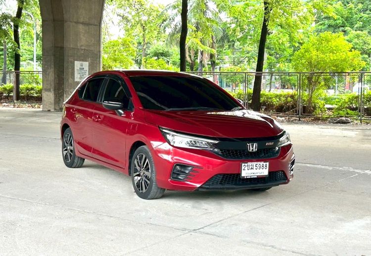 Honda City 2021 1.0 RS Sedan เบนซิน ไม่ติดแก๊ส เกียร์อัตโนมัติ แดง รูปที่ 3